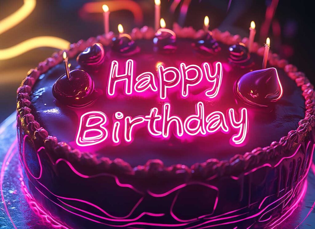 paquete de cumpleaños neon park